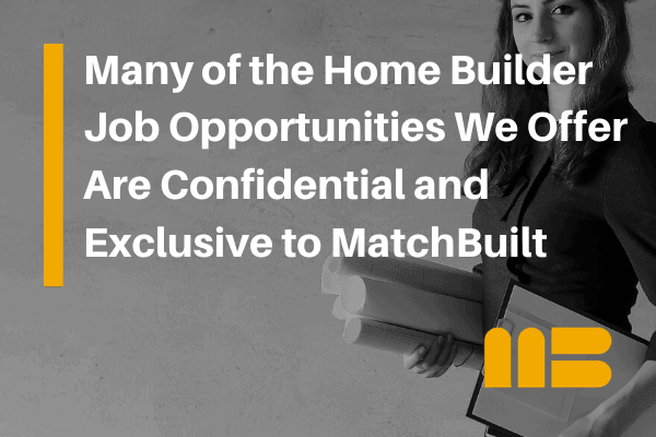 professional using matchbuilt to find home builder jobs
