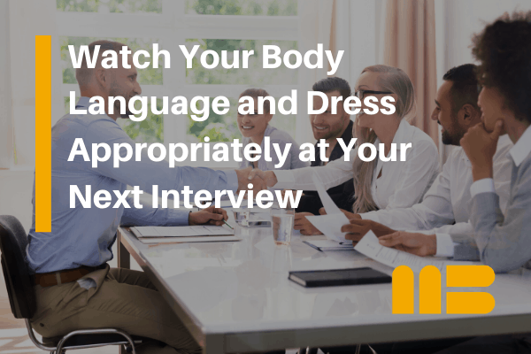 job candidate dressing appropriately for an interview