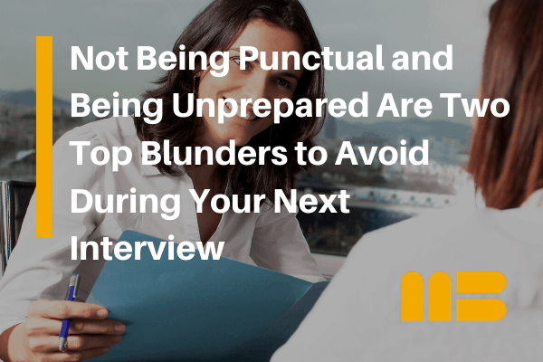 job seeker avoiding key interview blunders