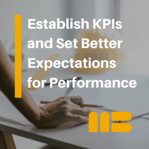 worker improving performance management in 2020 with kpi