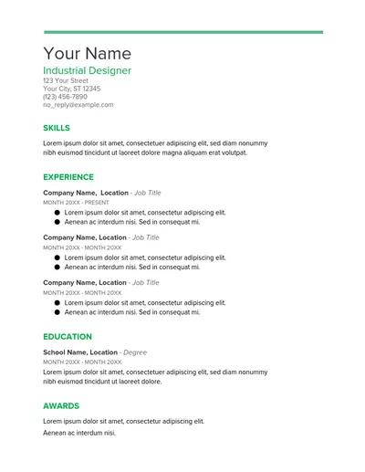 google docs entry level resume spearment template example