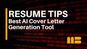 Resume AI: Best Free Cover Letter Generator Tool 